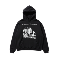 Enfants Riches Déprimés 'Architectura di Mussolini' Grey & White Hoodie