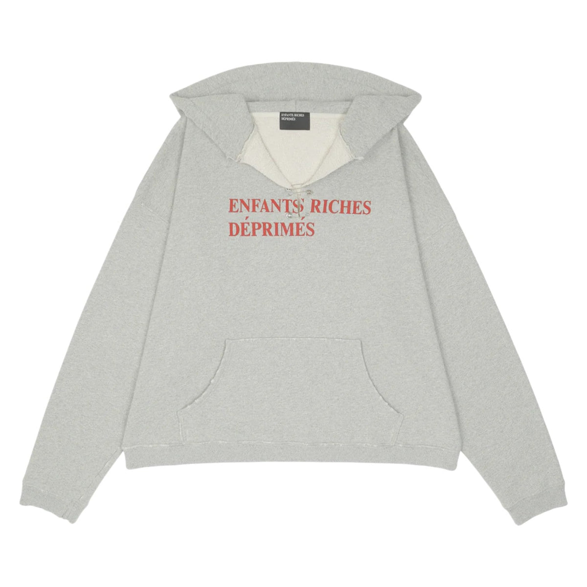 Enfants Riches Déprimés 'Classic Logo' Grey & Red Hoodie