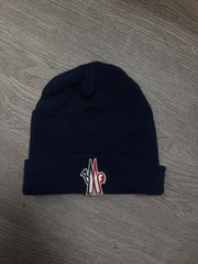 Moncler Navy M Logo Beanie