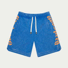 Godspeed 'Courtside New York Knicks' Blue & Orange Shorts