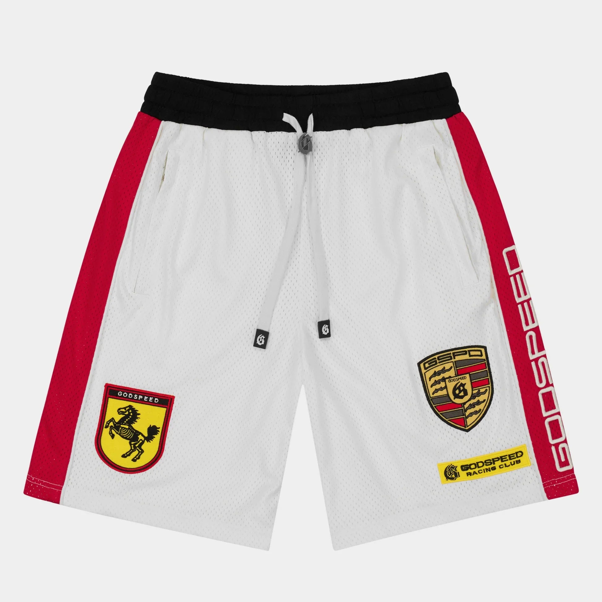 Godspeed 'GRC M.O.' White & Red Shorts