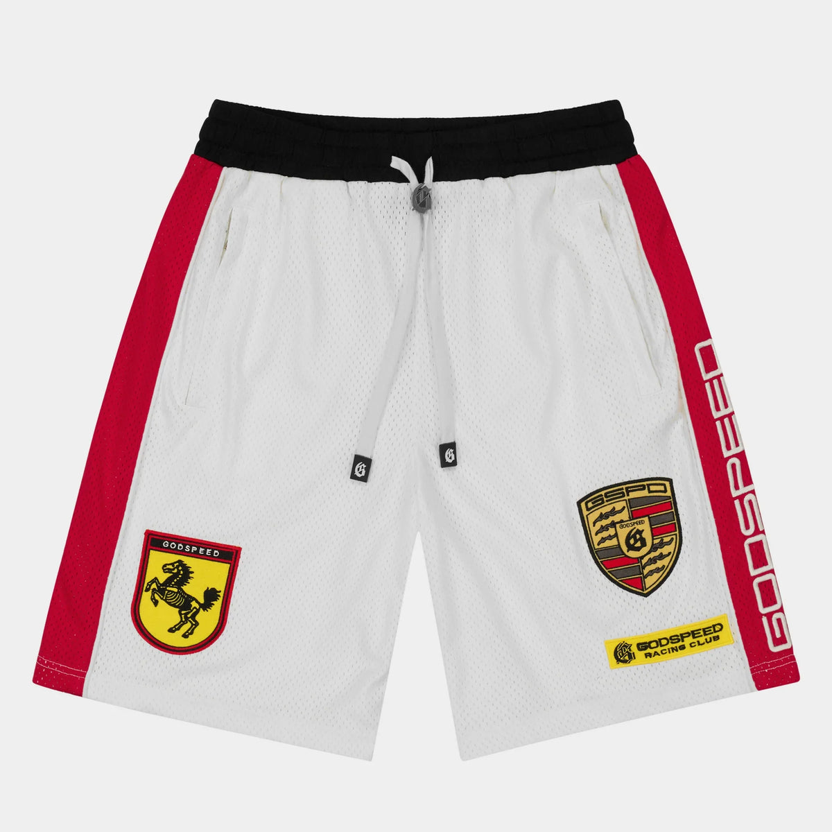 Godspeed 'GRC M.O.' White & Red Shorts