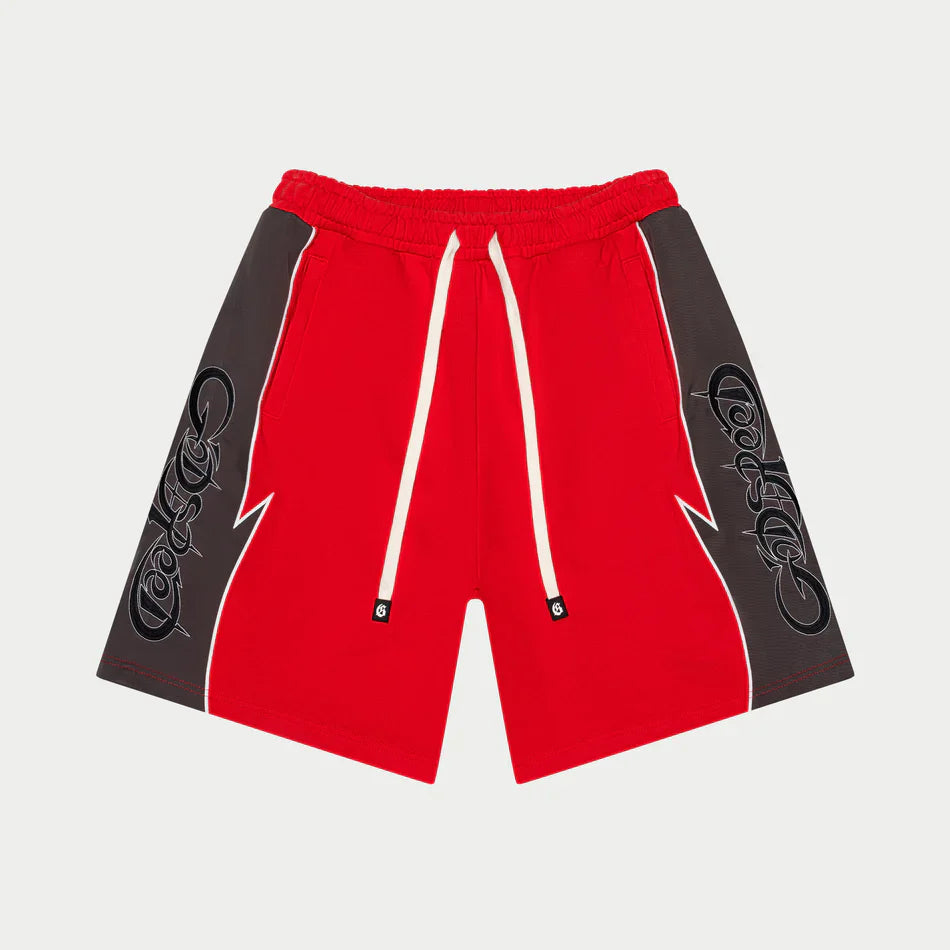 Godspeed 'Halftime' Red Graphite Shorts