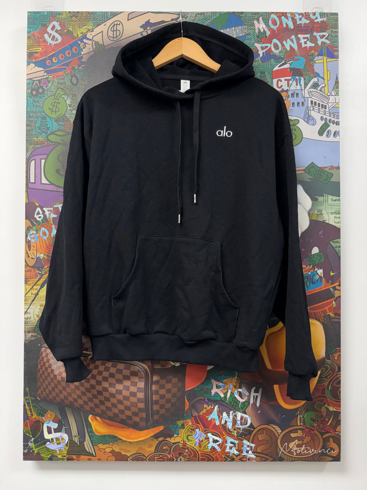 ALO Black Accolade Hoodie