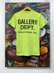 Gallery Dept Neon Black Tee