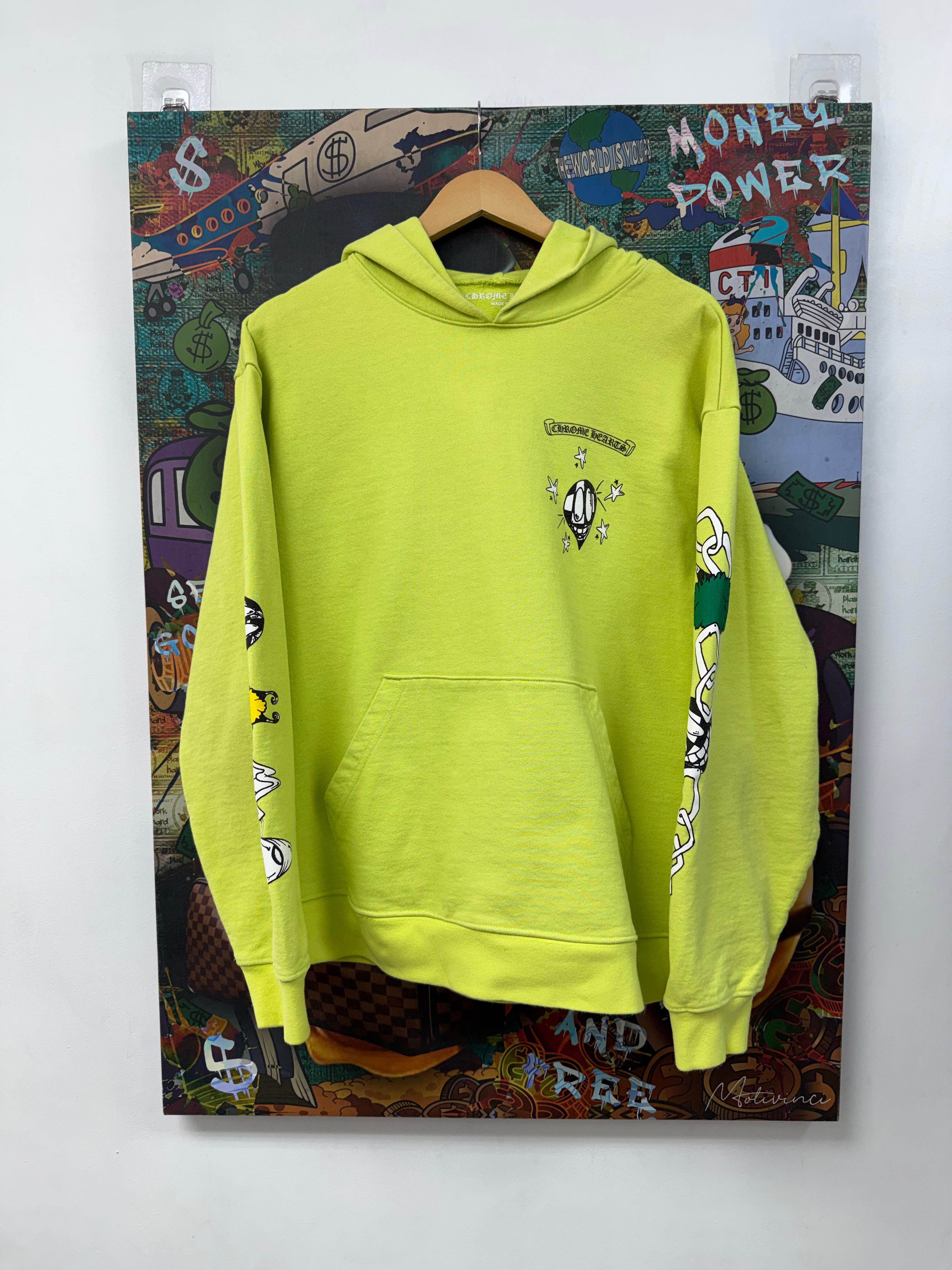 Chrome Hearts Matty Boy Lime Link Hoodie