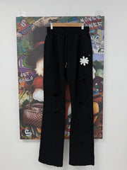 LOSTSHDWS Double Layered Classic Logo Black & White Sweats