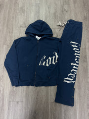 Godspeed Navy Cream OG Logo Sweatsuit
