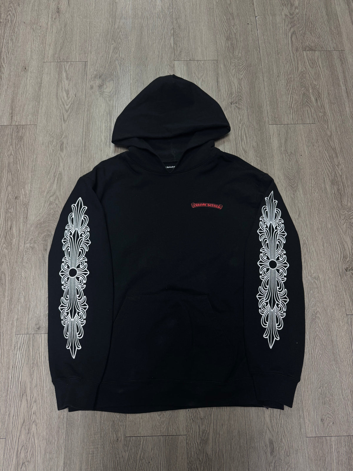 Chrome Hearts Matty Boy Black Red Chomper Hoodie