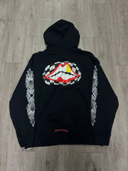 Chrome Hearts Matty Boy Black Red Chomper Hoodie