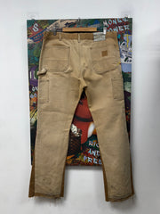 Gallery Dept Tan Paint Splatter Flare Pants