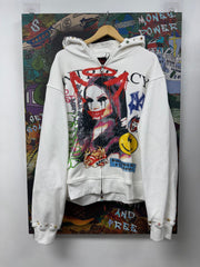Lost Intricacy White Paper Magazine Zip Up