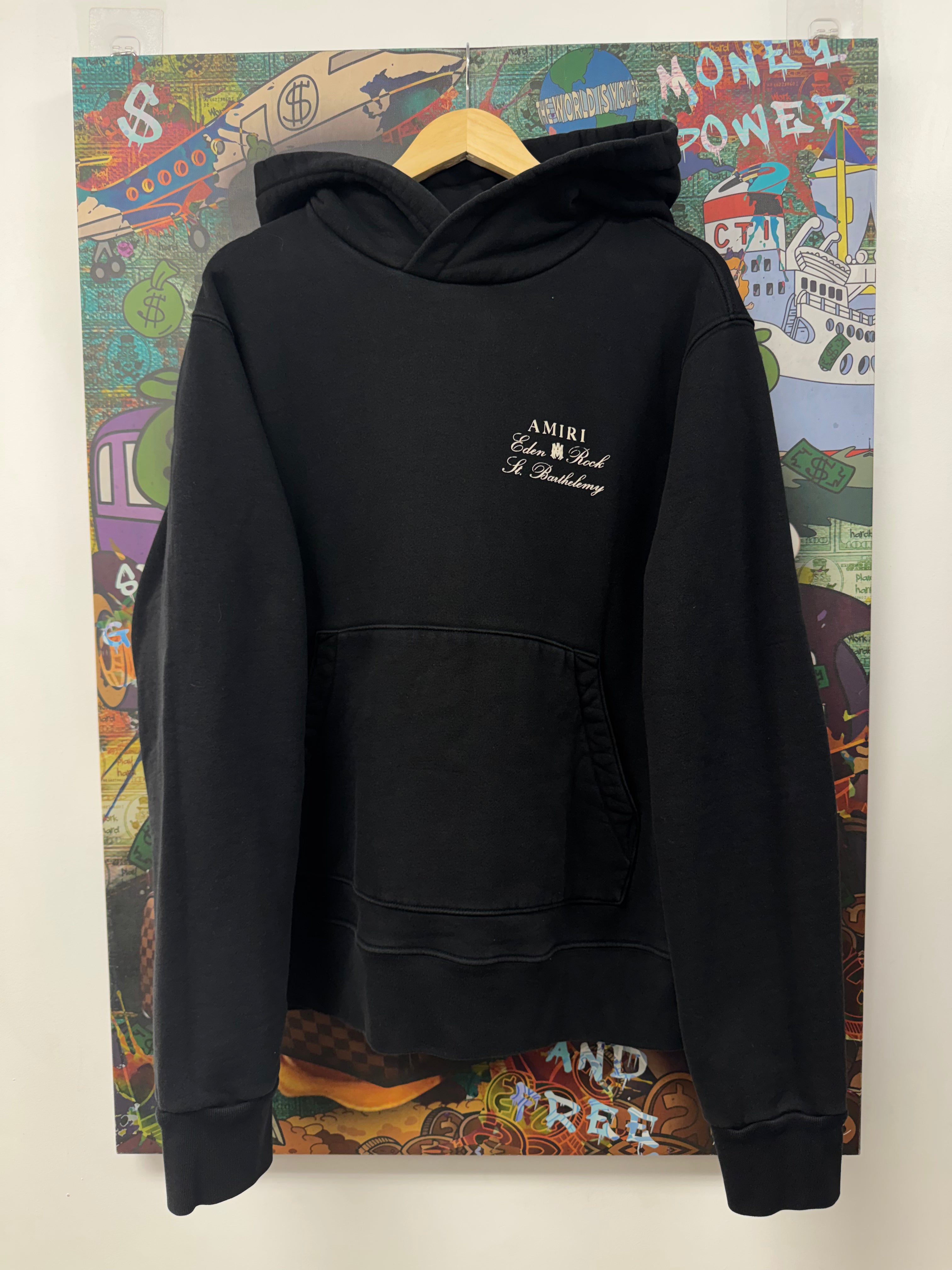 Amiri Black St Barths Hoodie
