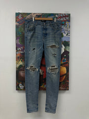 Amiri MX1 Plaid Jeans Used