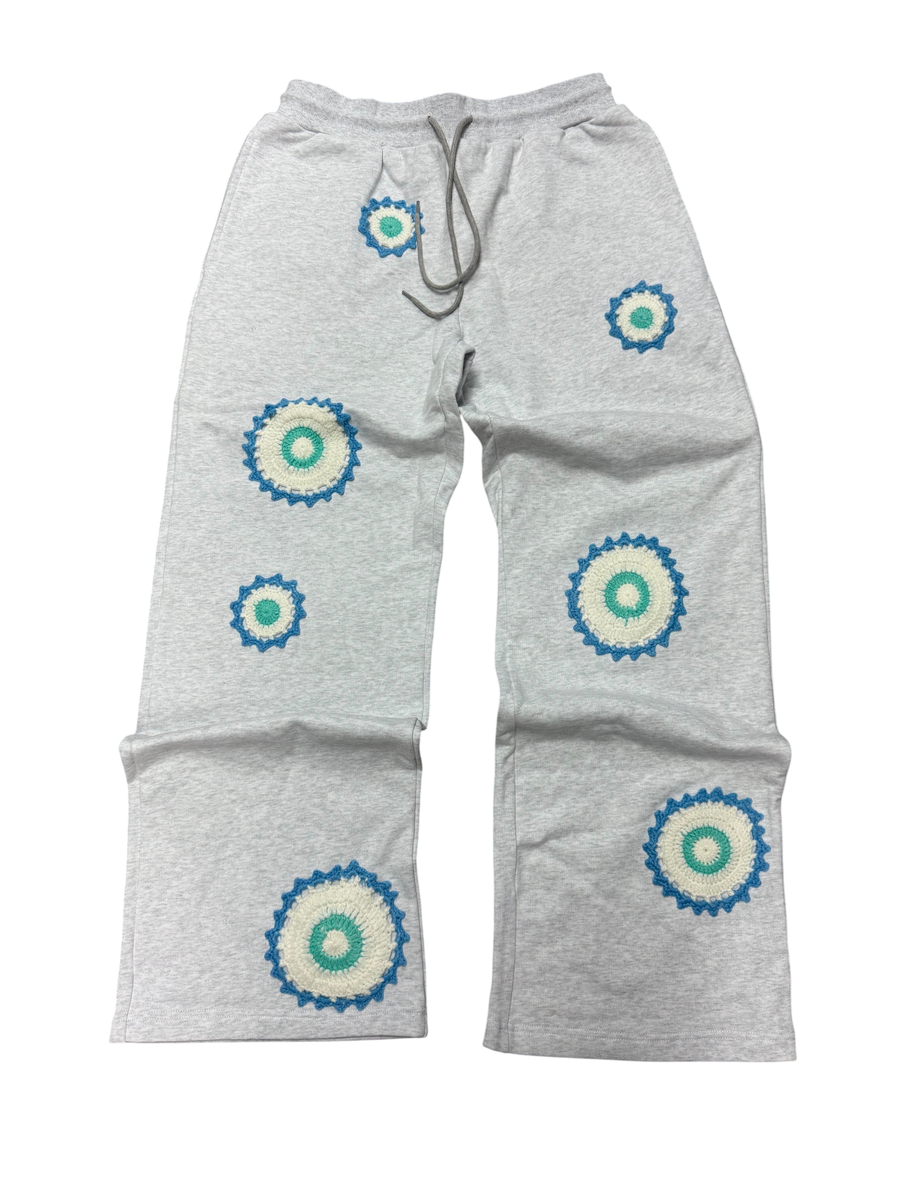 Arkyve 'Ocean Patch Crochet' Sweats