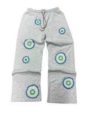 Arkyve 'Ocean Patch Crochet' Sweats