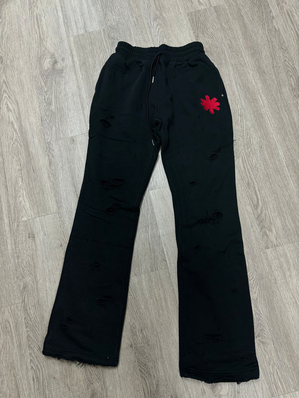 LOSTSHDWS Double Layered Classic Black & Red Sweats