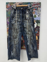 Hellstar Distressed Denim Light Wash New