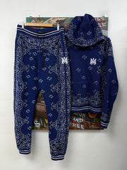 Amiri Blue Bandana MA Sweatsuit
