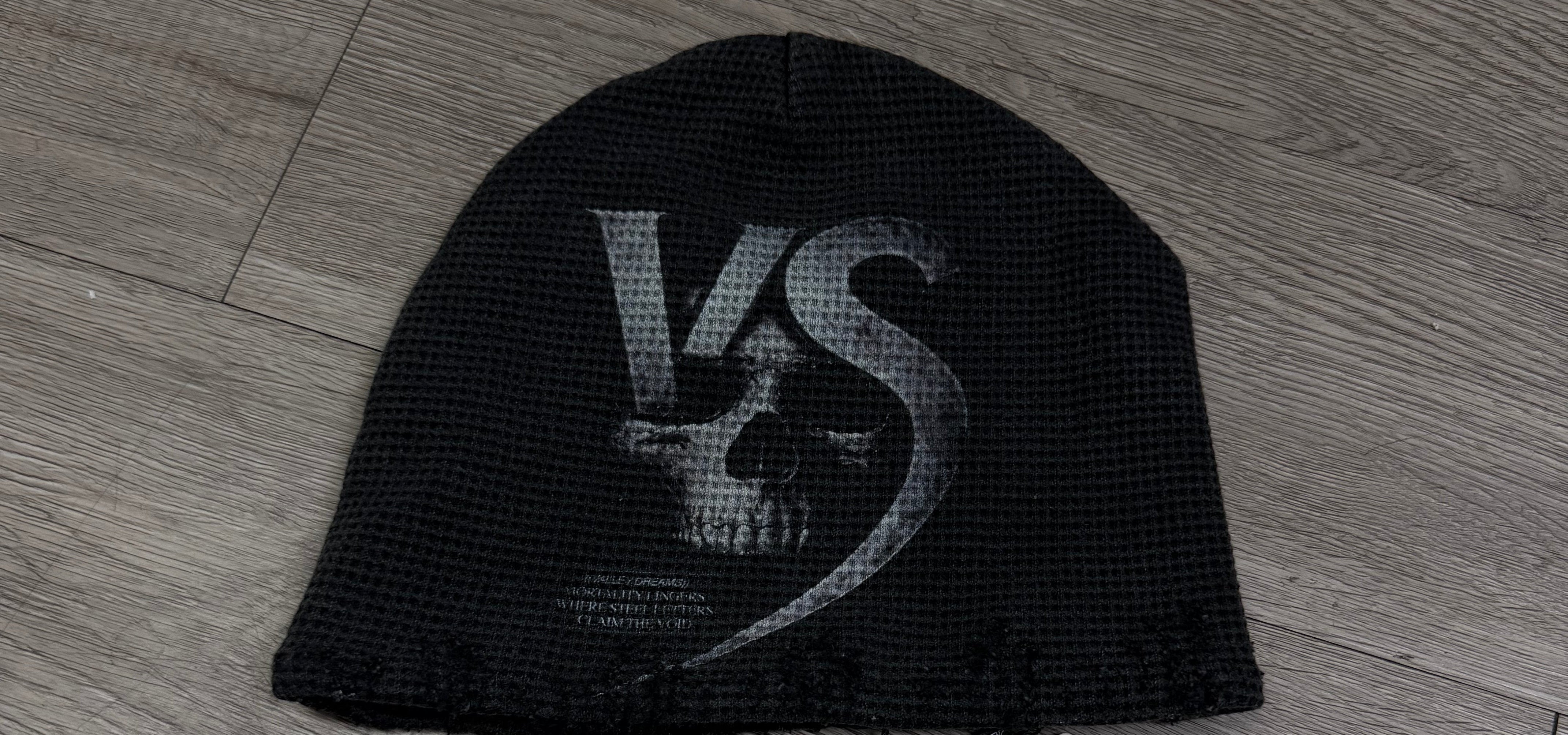 Vale Black Skull Thermal Beanie
