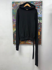 Rick Owens Black Double Sleeve Pullover Hoodie