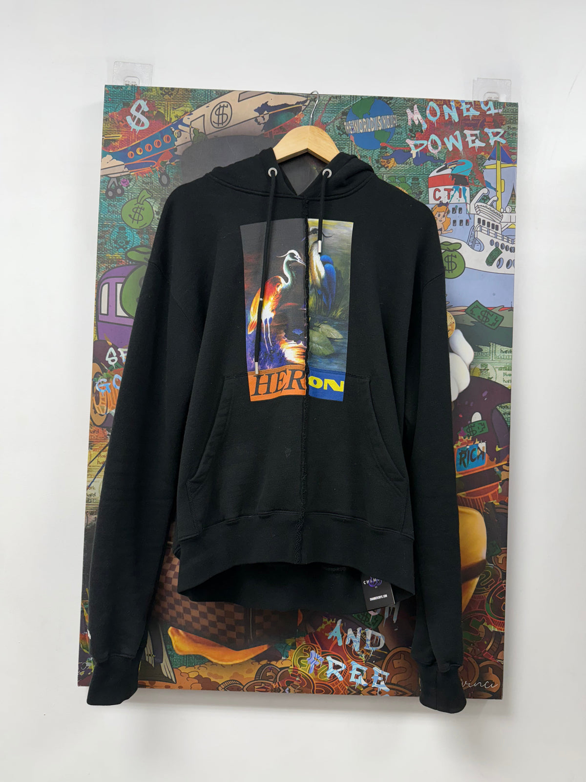 Heron Preston Split Swan Hoodie