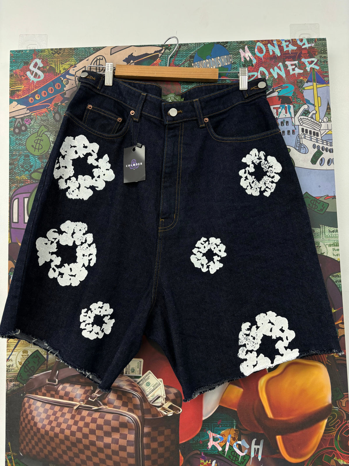 Denim Tears Navy Jorts