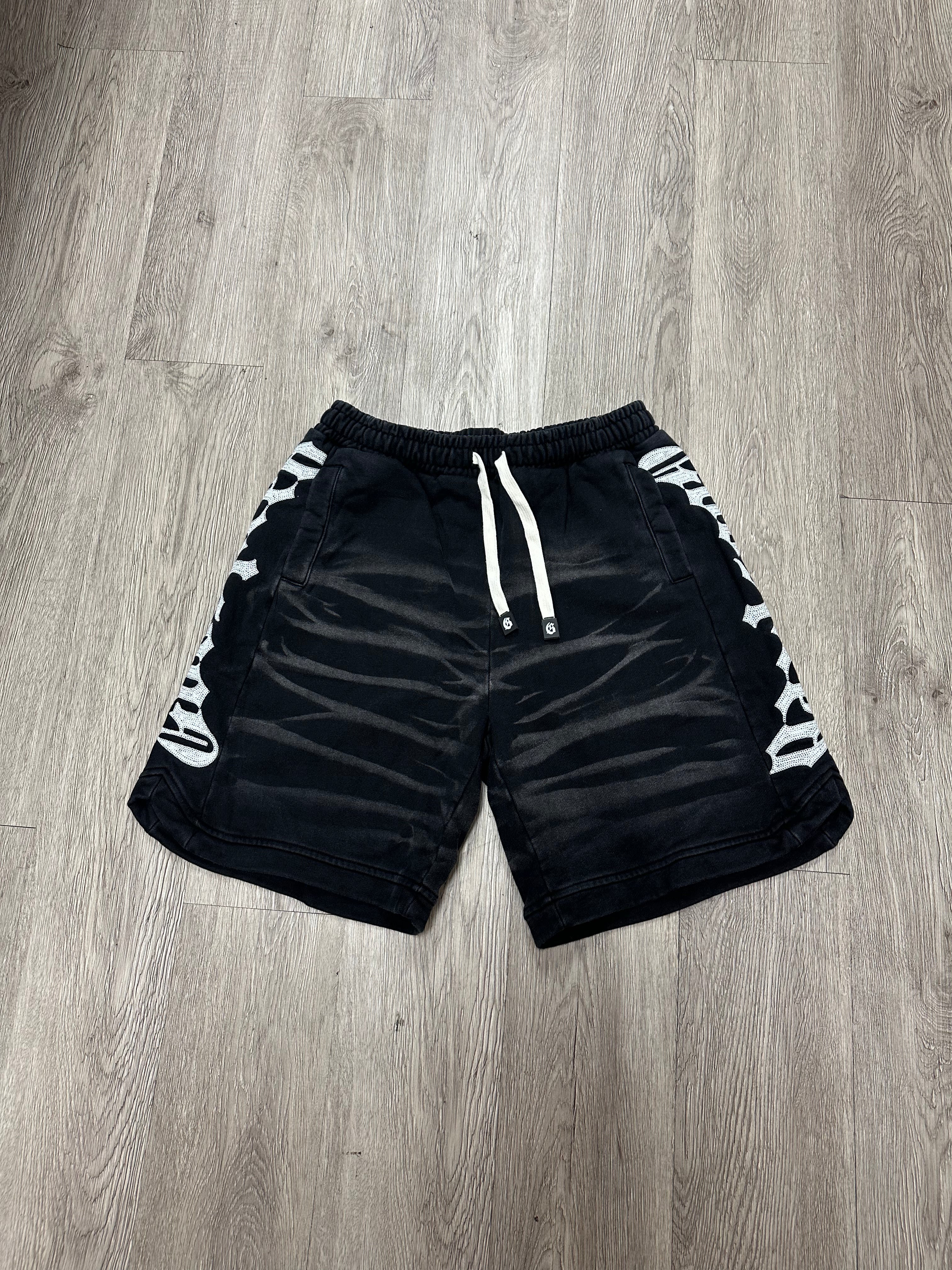 Godspeed Courtside Shorts Black Tie Dye