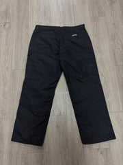 Chrome Hearts Navy Nylon Leather Double Knee Pants