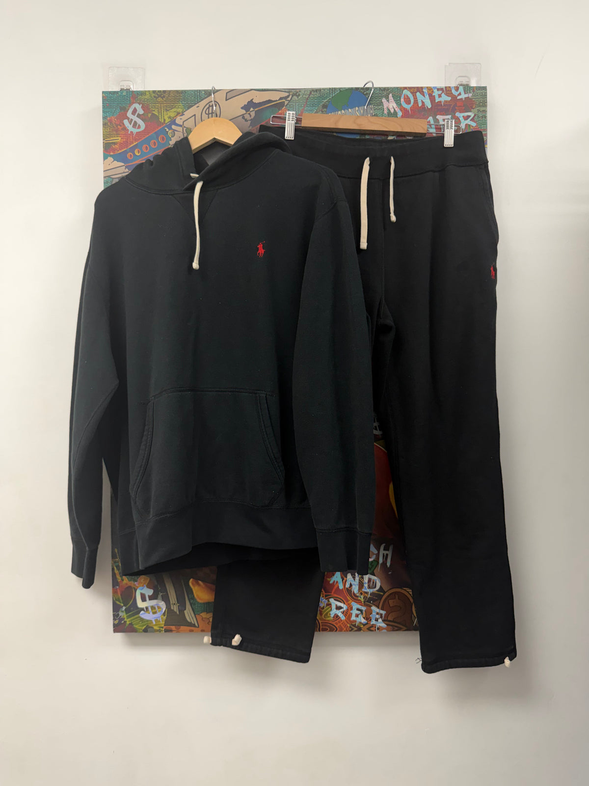 Polo Ralph Lauren Black Red Sweatsuit
