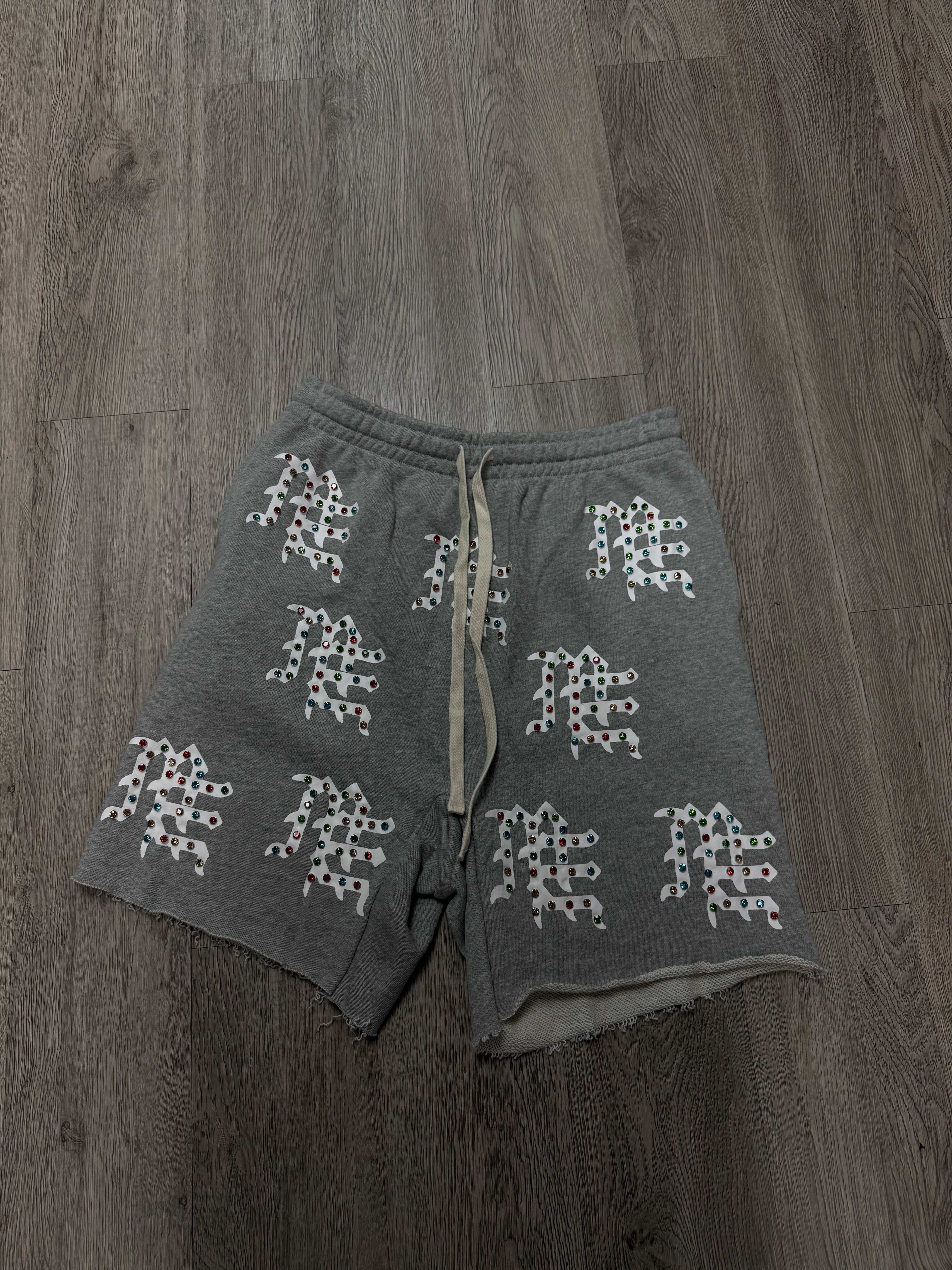 Mixed Emotion ME Shorts Logo Grey
