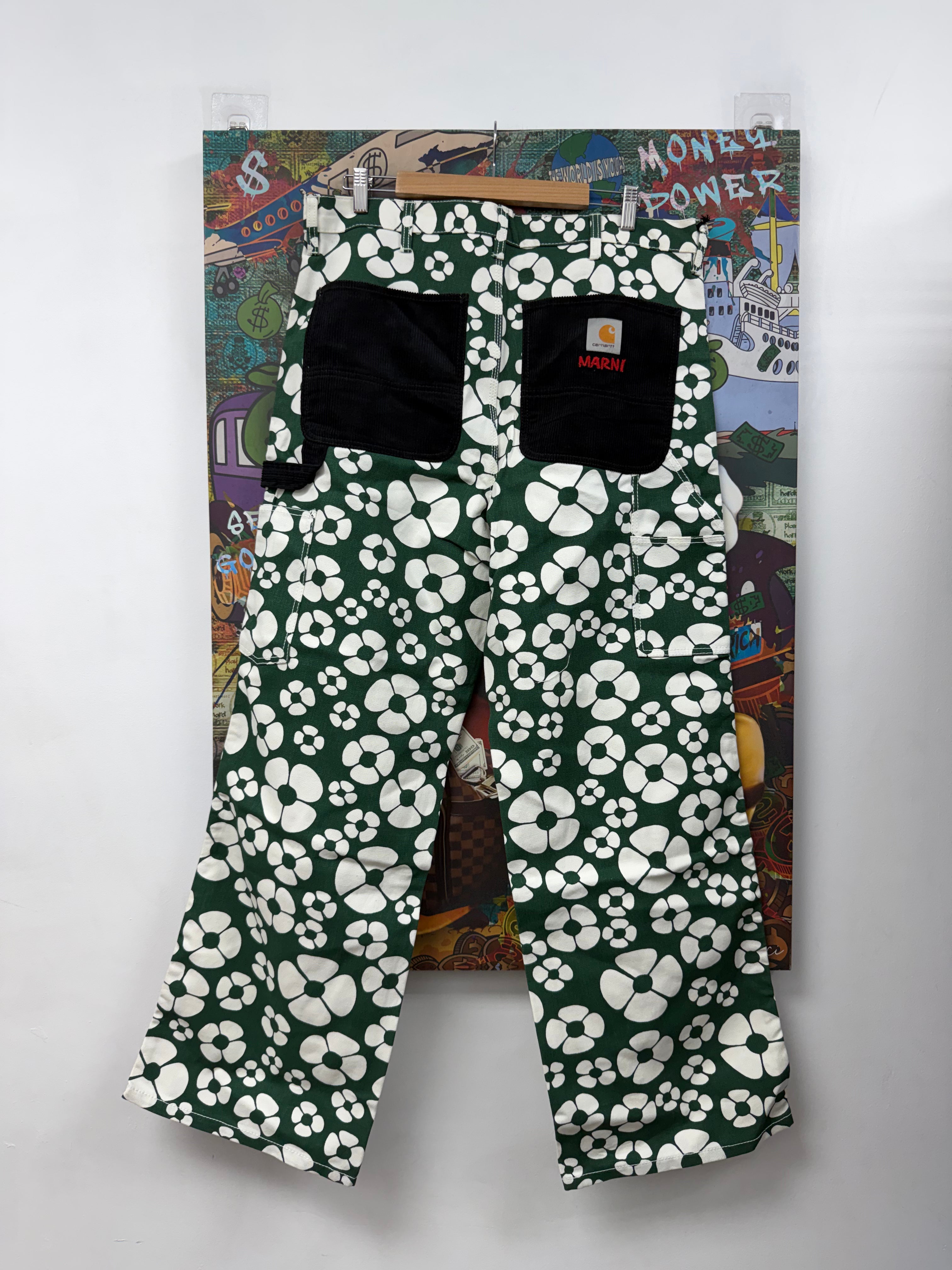 Marni x Carhartt Floral Work Pants