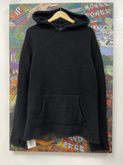 Chrome Hearts Black Cashmere Embossed Cross Patch Hoodie
