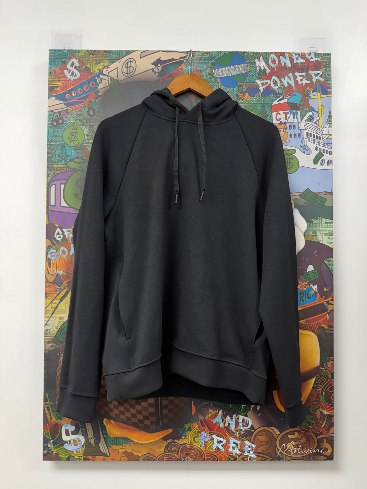 Lululemon Black Pullover Plain Hoodie
