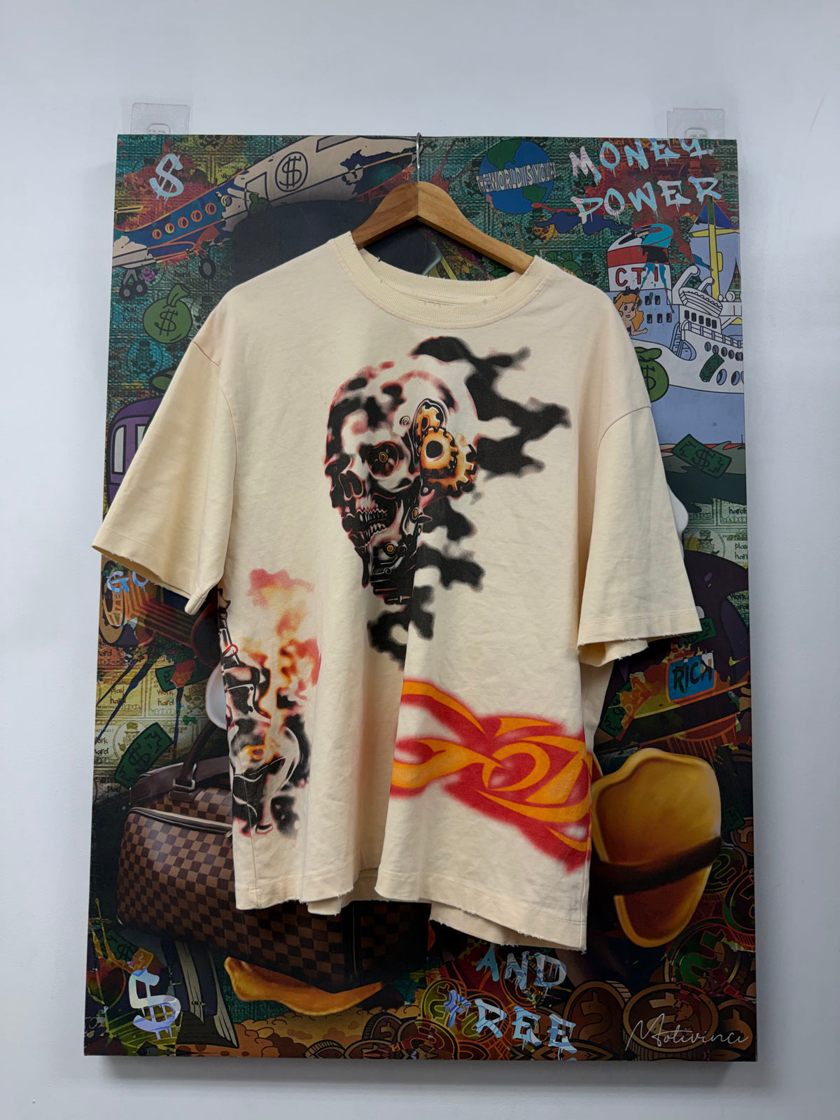 Godspeed Cream Mechanic Head Tee