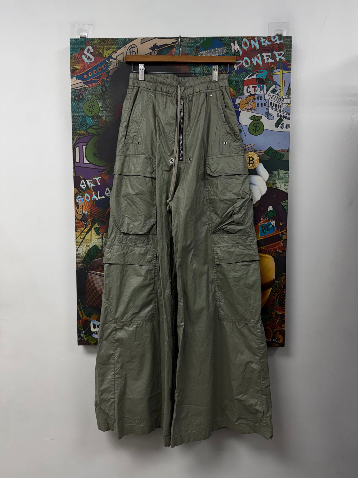 Rick Owens Celadon Cargo Bella (46) Pants