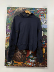 Amiri Navy Chemist Star Hoodie (Women's)
