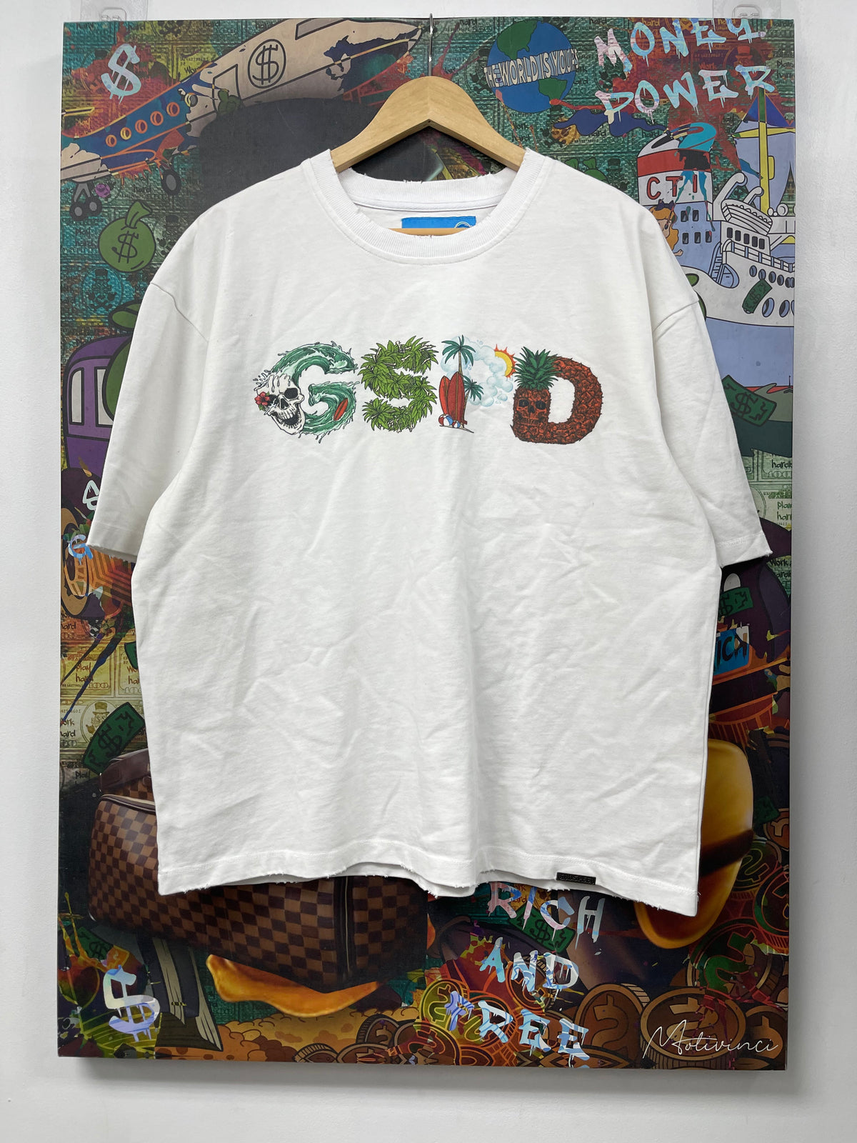 Godspeed White GSPD Logo Tee