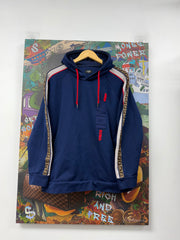 Fendi Navy Red Logo Hoodie