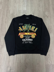 Amiri Black California Crewneck