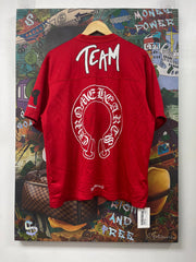 Chrome Hearts Matty Boy 99 Eyes Form Red Short Sleeve Jersey