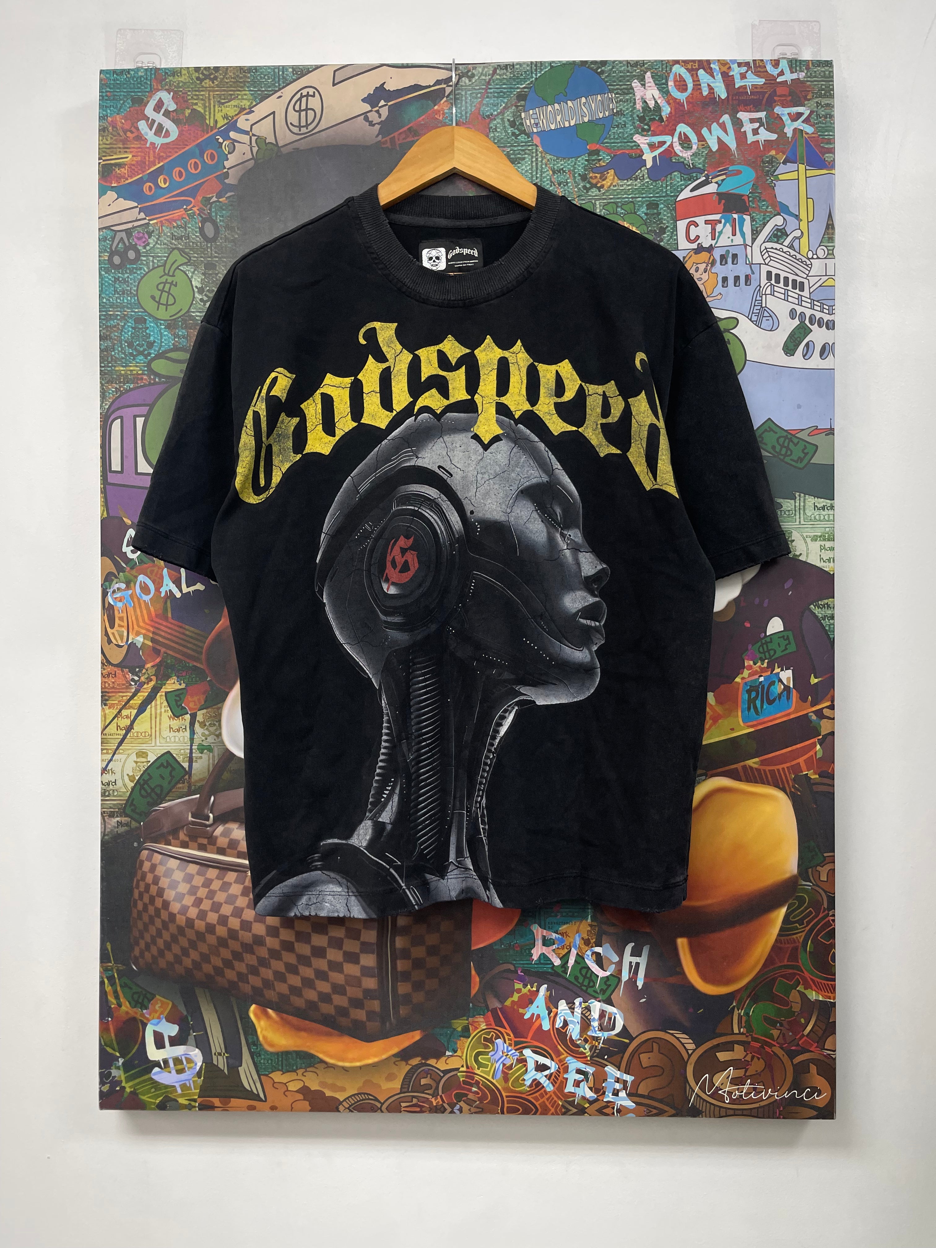 Godspeed Black Yellow Mankind VS AI Tee