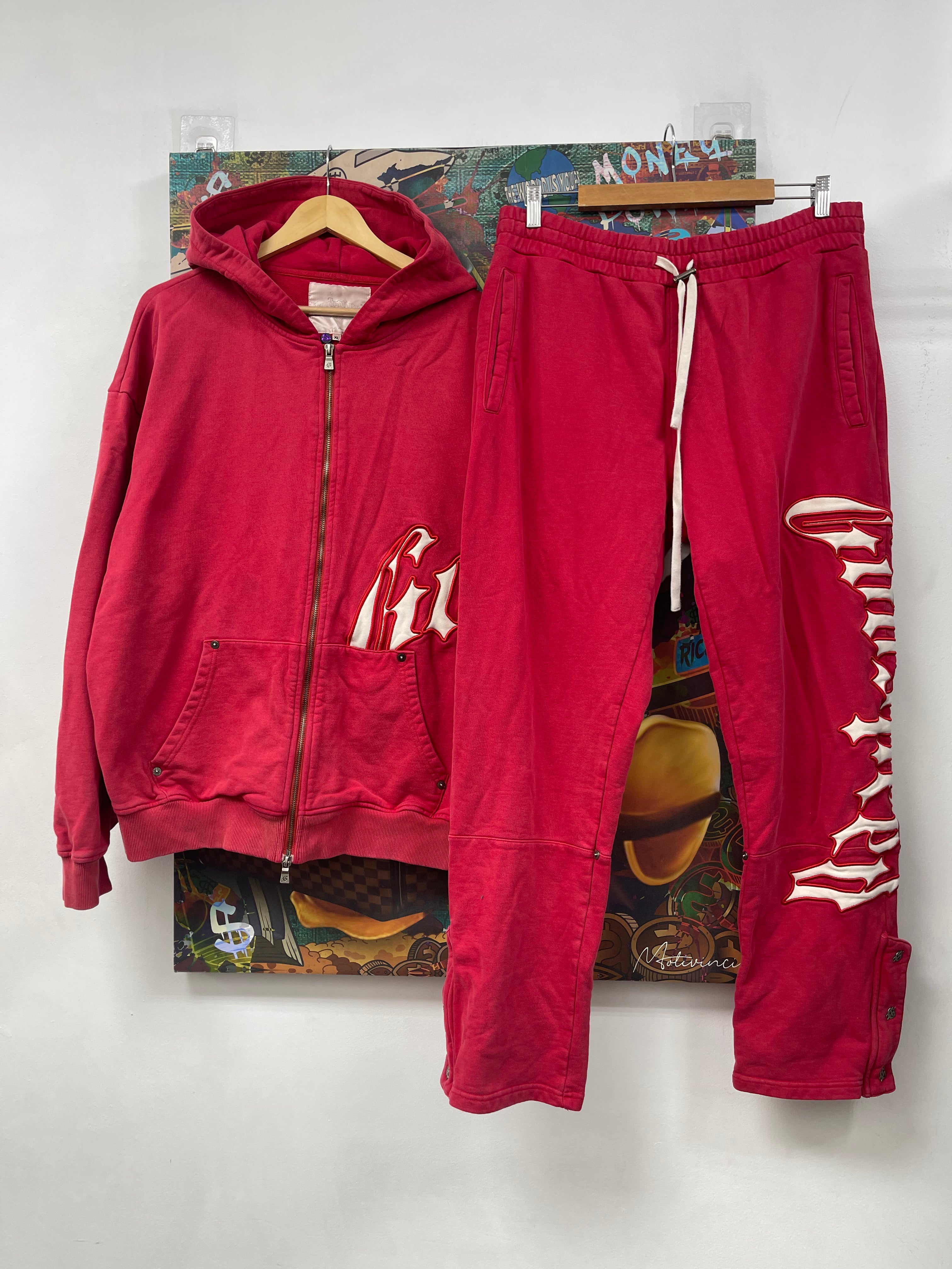 Godspeed Red White OG Logo Sweatsuit