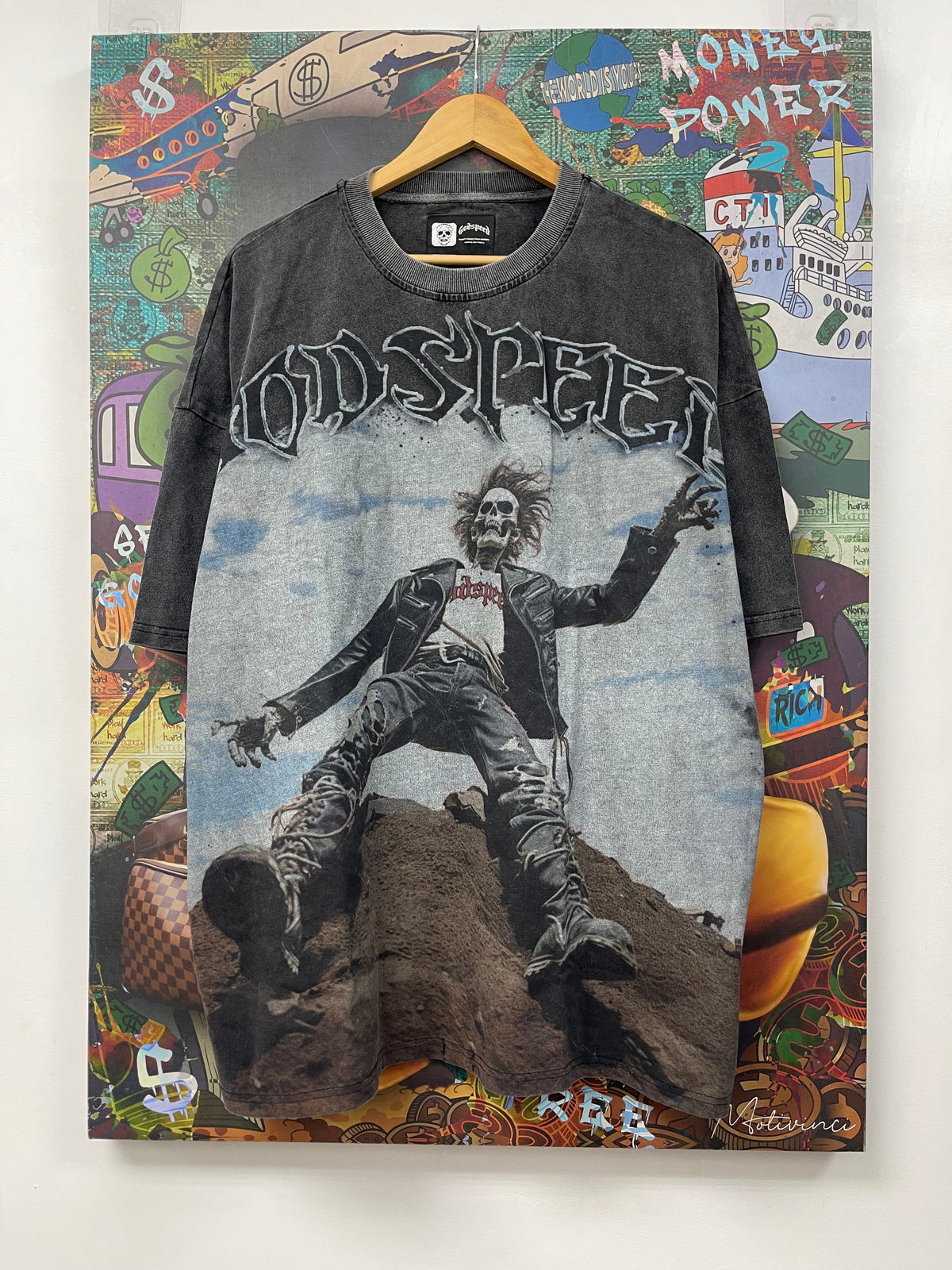 Godspeed Black Wash Rocker Tee