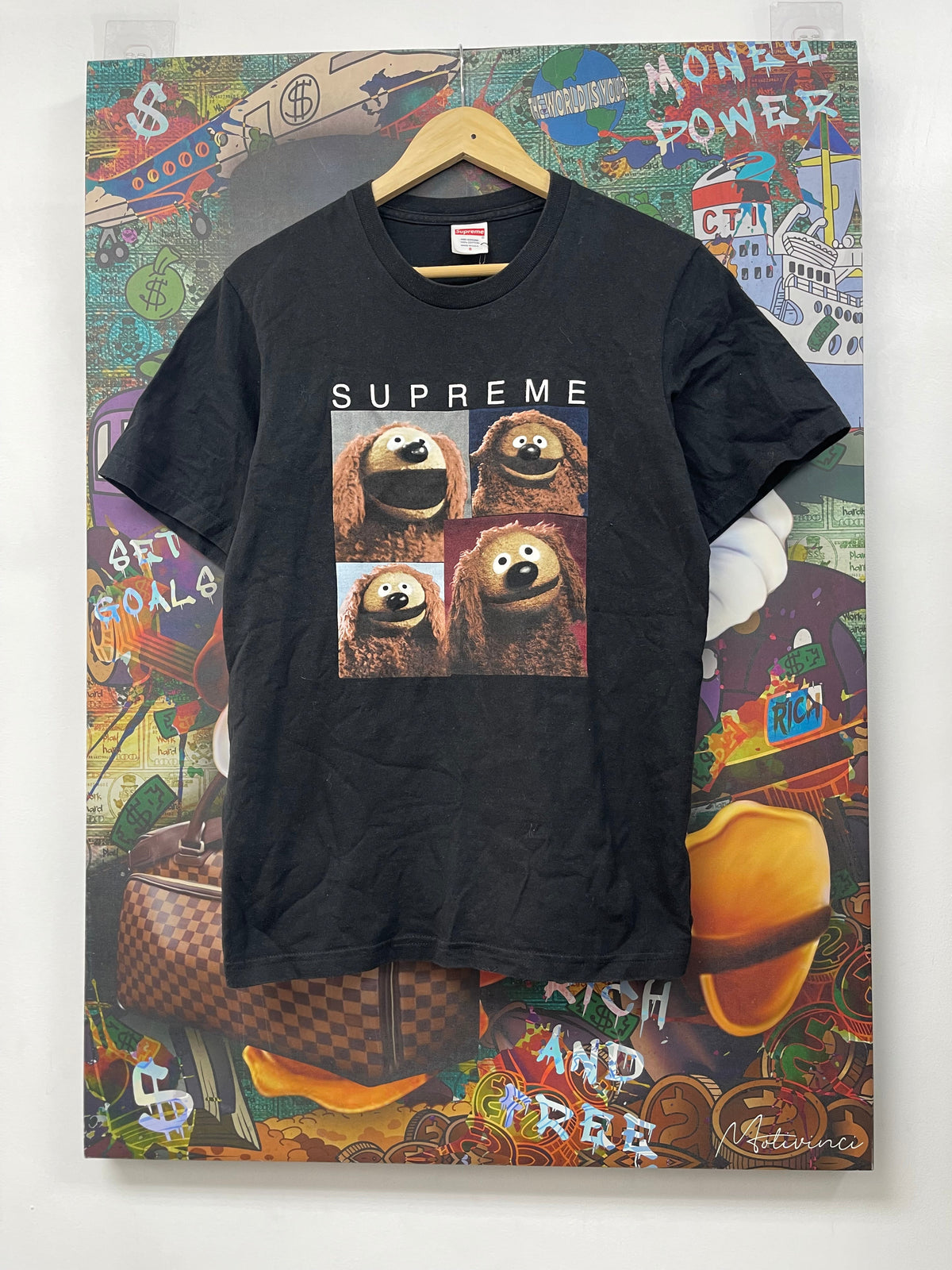 Supreme Black Rowlf Tee