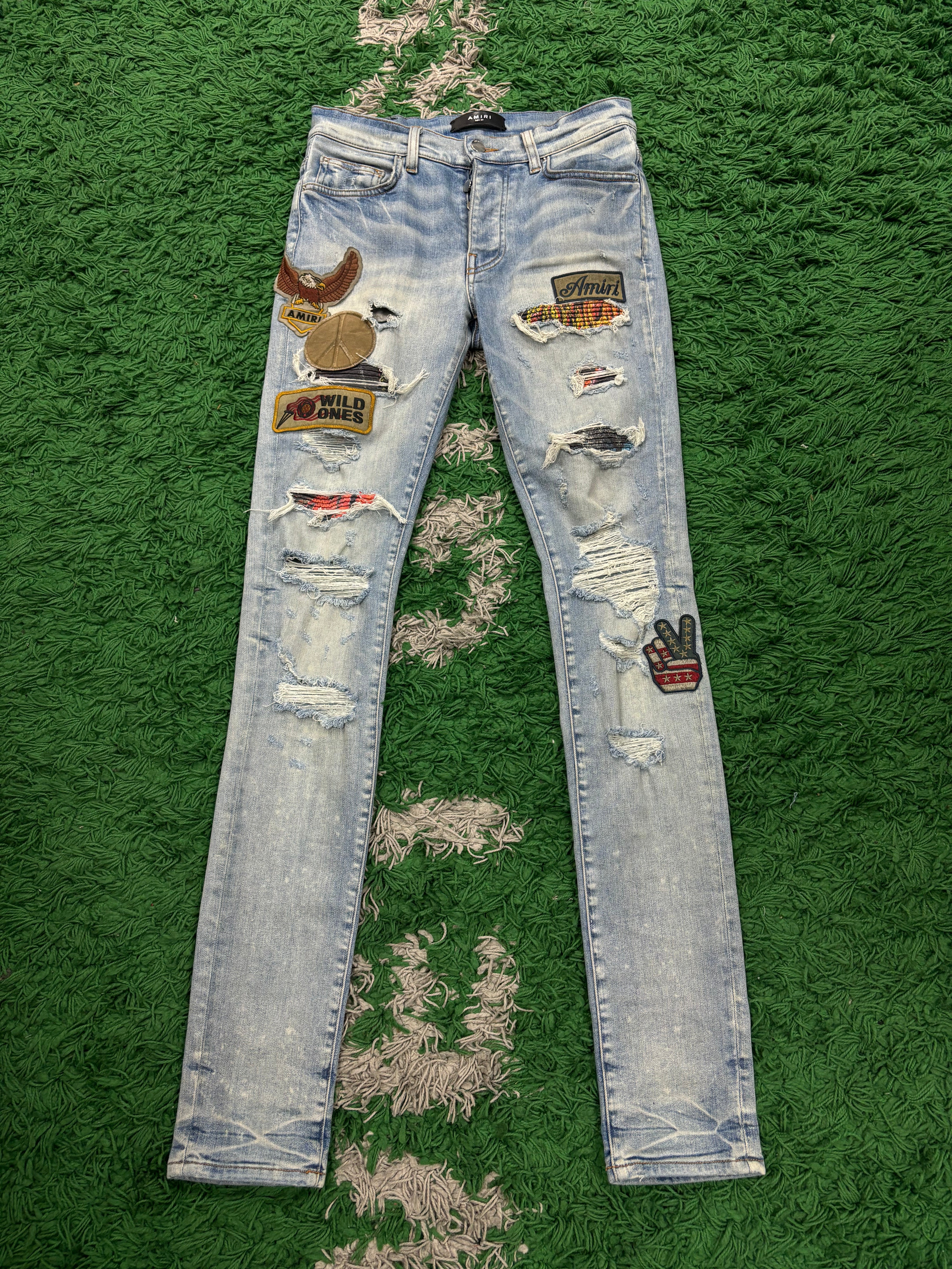 Amiri Lightwash Airborne Jeans