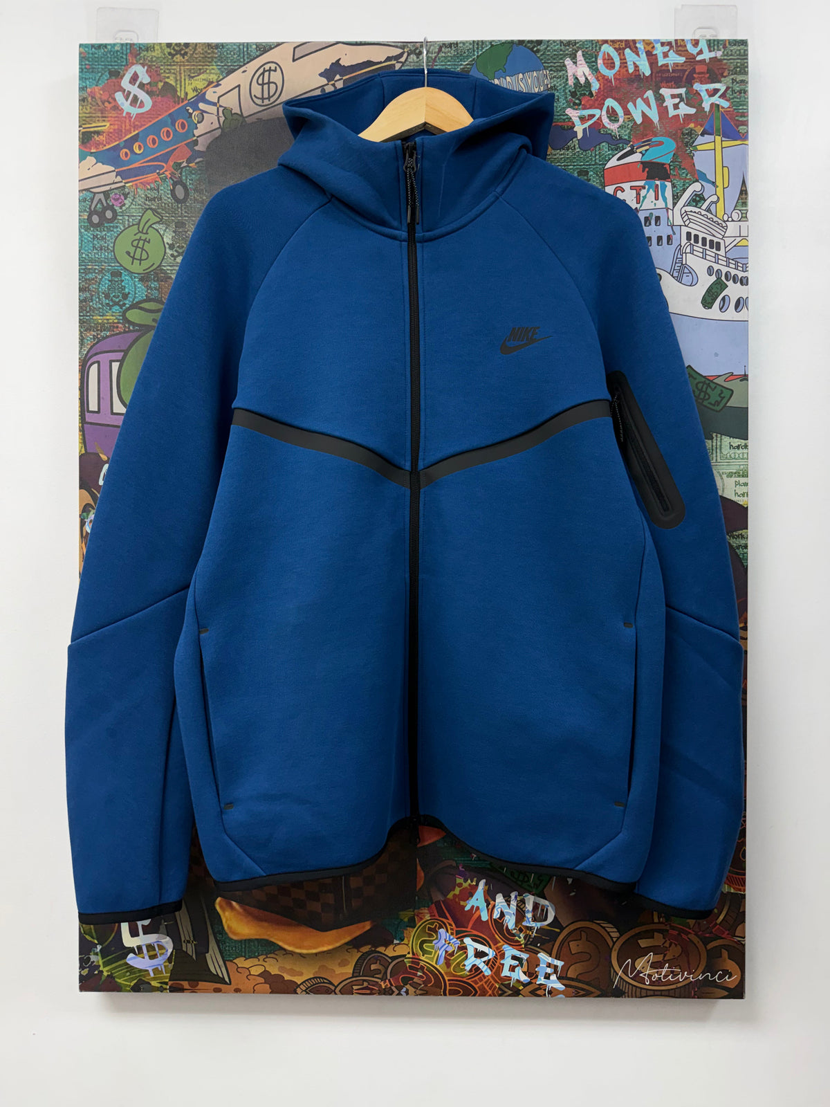 Nike Blue Tech Zip Up