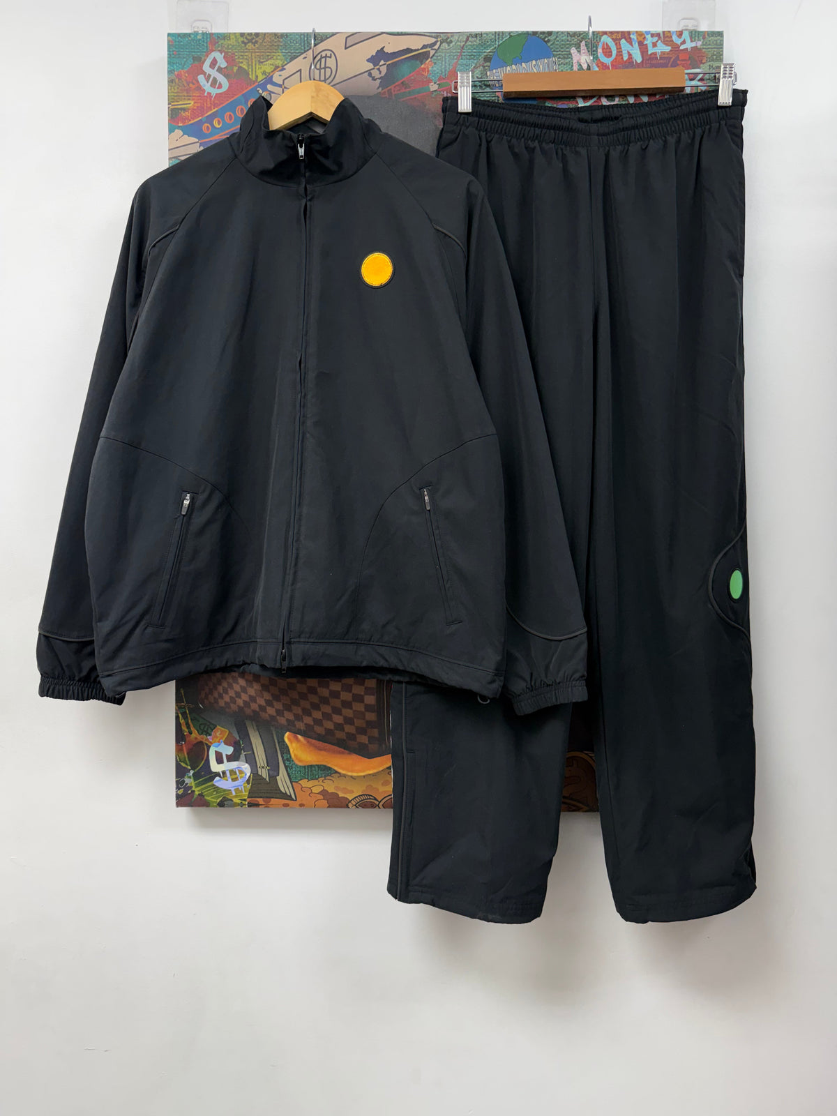 Supreme x Jordan Black Track Suit