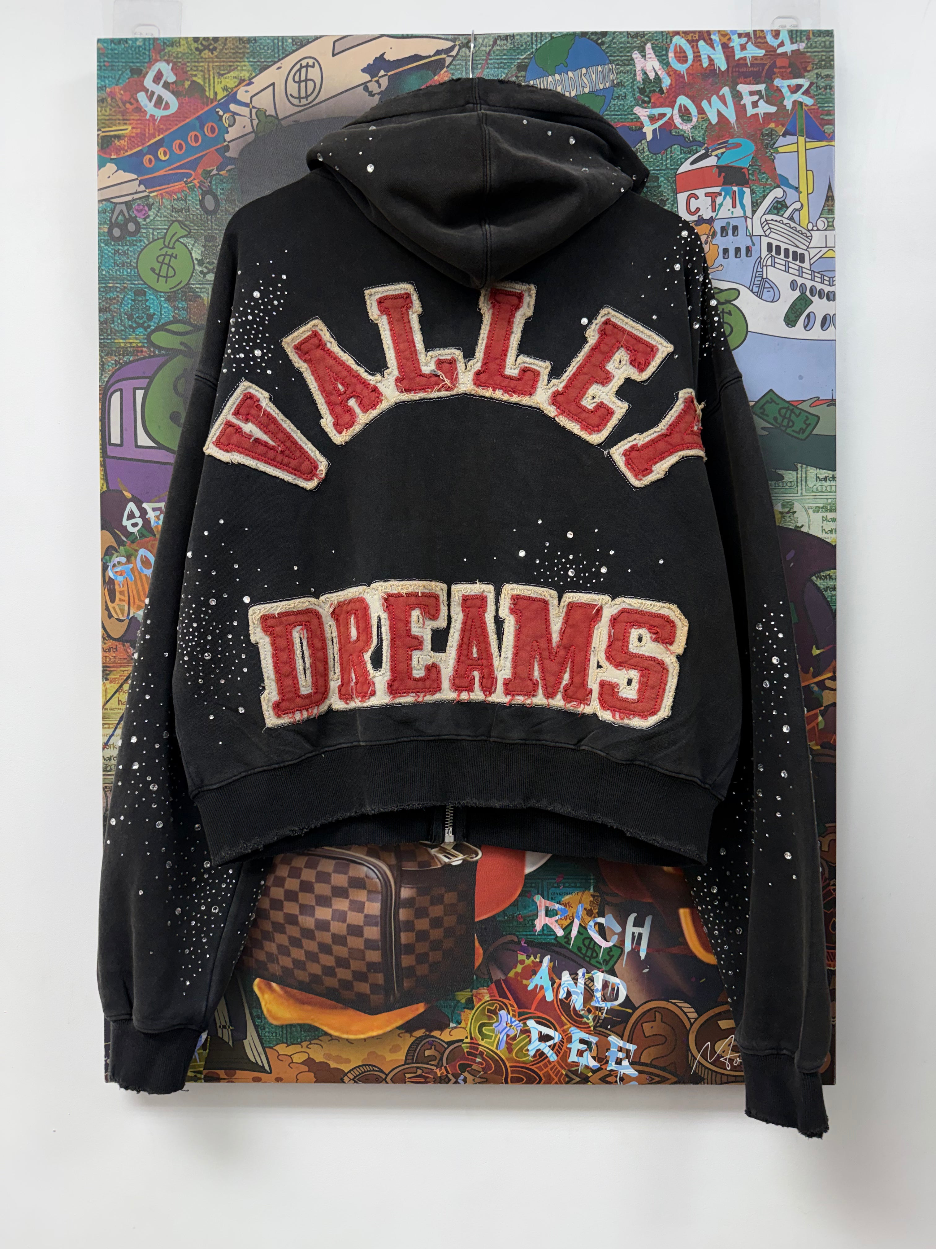 Vale Black Pluto Cluster Zip Up