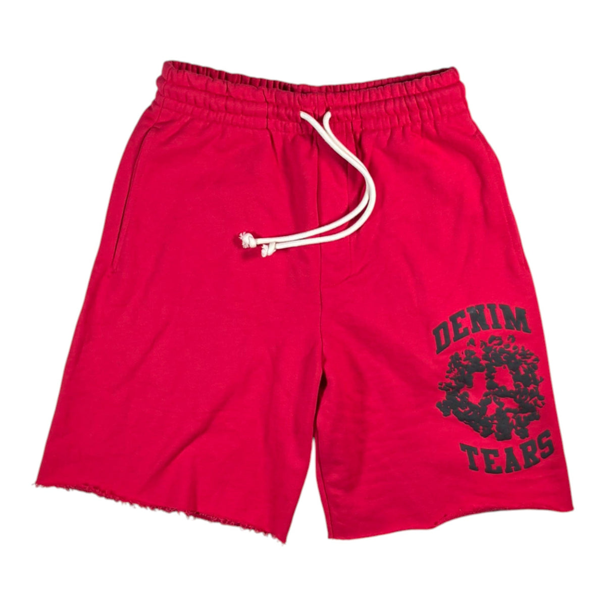 Denim Tears University Red & Black Shorts